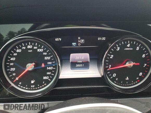 2018 Mercedes-Benz E 300 with VIN WDDZF4JB1JA463344, listed as a Copart auction lot 46793553 with 38,851 mi miles and . Bid and sale history available at DreamBid. Image 9.