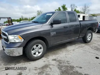2021 Ram 1500 Tradesman z VIN 1C6RR6FG6MS508639, wystawiony jako Copart lot #55292585 z przebiegiem 93 237 mil mil oraz Czysty tytuł • Clean title. Historia ofert i sprzedaży dostępna na DreamBid. Obrazek 1.