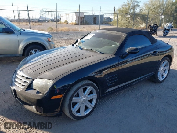 2005 Chrysler Crossfire with VIN 1C3AN55L55X051986, listed as a IAAI auction lot 41288735 with 97,853 mi miles and . Bid and sale history available at DreamBid. Image 2.
