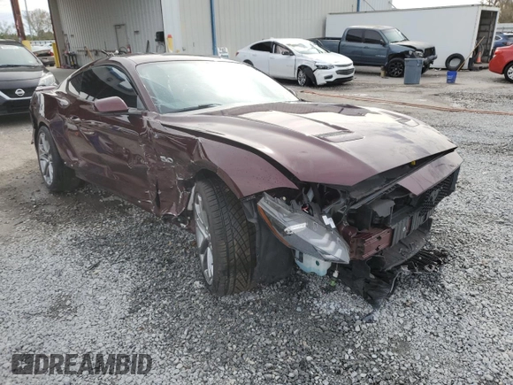 2018 Ford Mustang GT with VIN 1FA6P8CF7J5107285, listed as a Copart auction lot 89355655 with 35,463 mi miles and Salvage Title. Bid and sale history available at carsss.com. Image 4.