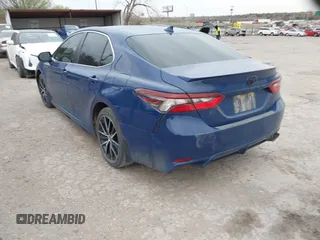 2023 Toyota Camry SE with VIN 4T1G11AK5PU161881, listed as a IAAI auction lot 41856376 with 46,276 mi miles. Bid and sale history available at carsss.com. Image 3.
