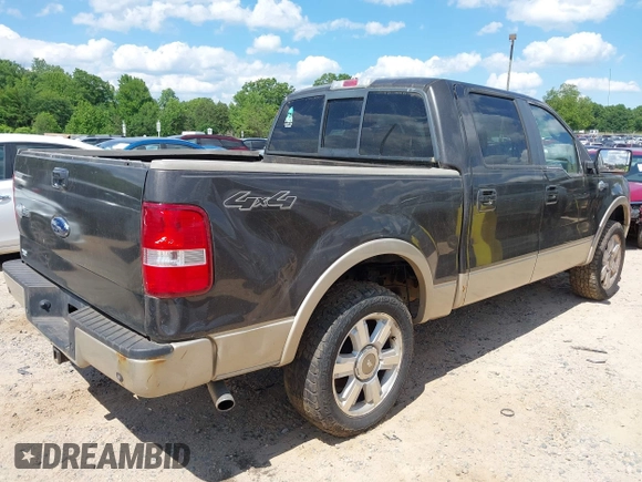 2007 Ford F-150 XLT with VIN 1FTPW14V17KD19138, listed as a IAAI auction lot 42156675 with 188,068 mi miles and . Bid and sale history available at DreamBid. Image 4.