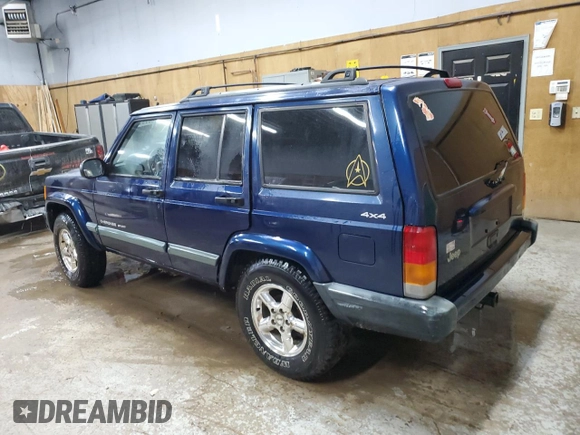 2000 Jeep Cherokee z VIN 1J4FF48S0YL153259, wystawiony jako Copart lot #52509955 z przebiegiem 204 042 mil mil oraz Czysty tytuł • Clean title. Historia ofert i sprzedaży dostępna na DreamBid. Obrazek 2.