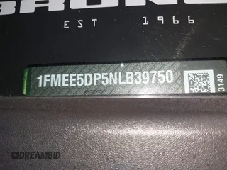 2022 Ford Bronco с VIN 1FMEE5DP5NLB39750, выставлен на аукционе IAAI как лот 41294068 с пробегом 16 939 миль миль и . История ставок и продаж доступна на DreamBid. Изображение 18.