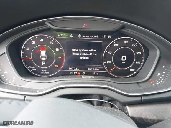 2019 Audi Q5 Premium Plus with VIN WA1BNAFY0K2135770, listed as a IAAI auction lot 41581318 with 39,792 mi miles. Bid and sale history available at carsss.com. Image 7.