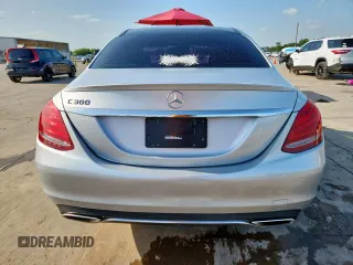 2016 Mercedes-Benz C 300 with VIN 55SWF4JB8GU175526, listed as a Copart auction lot 61534545 with 90,277 mi miles and Salvage title. Bid and sale history available at DreamBid. Image 6.