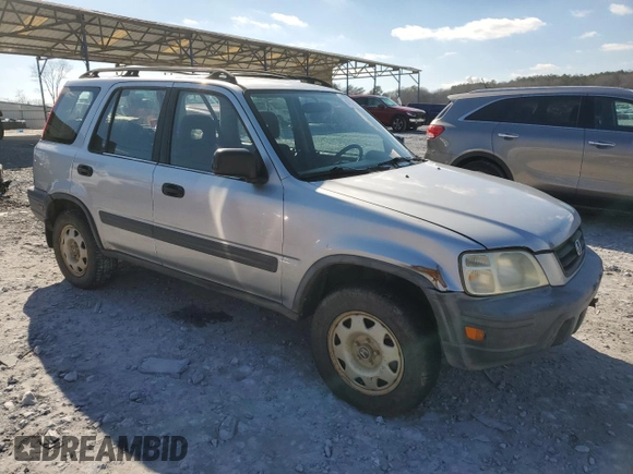 2001 Honda CR-V LX with VIN JHLRD18471C002727, listed as a Copart auction lot 46305035 with 233,429 mi miles and Salvage Title. Bid and sale history available at carsss.com. Image 4.