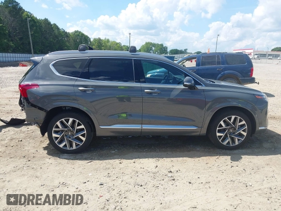 2023 Hyundai Santa Fe Calligraphy with VIN 5NMS54ALXPH633514, listed as a IAAI auction lot 42238114 with 12,969 mi miles and . Bid and sale history available at DreamBid. Image 13.