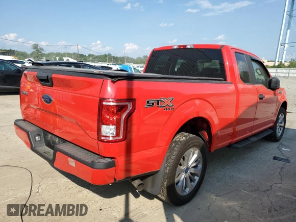 2017 Ford F-150 XL z VIN 1FTEX1EP8HKC57372, wystawiony jako Copart lot #62413915 z przebiegiem 99 331 mil mil oraz Szkoda całkowita • Salvage title. Historia ofert i sprzedaży dostępna na DreamBid. Obrazek 3.