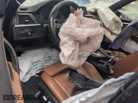 2016 BMW 4 Series 435i xDrive with VIN WBA4B3C51GG528052, listed as a Copart auction lot 53323445 with Not provided miles and Non repairable. Bid and sale history available at DreamBid. Image 8.