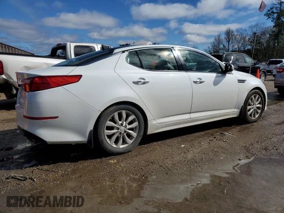 2015 Kia Optima EX with VIN 5XXGN4A75FG470258, listed as a Copart auction lot 46503835 with 113,489 mi miles and Salvage Title. Bid and sale history available at DreamBid. Image 3.