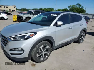 2016 Hyundai Tucson Limited with VIN KM8J33A25GU148656, listed as a Copart auction lot 54131985 with 71,340 mi miles and Salvage Title. Bid and sale history available at carsss.com. Image 1.