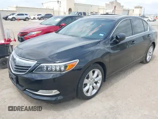 2014 Acura RLX with VIN JH4KC1F36EC002427, listed as a IAAI auction lot 42099583 with 114,671 mi miles. Bid and sale history available at carsss.com. Image 2.
