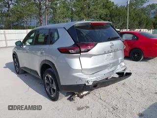2025 Nissan Rogue SV with VIN 5N1BT3BA2SC808953, listed as a IAAI auction lot 42045667 with 6,717 mi miles and . Bid and sale history available at carsss.com. Image 3.