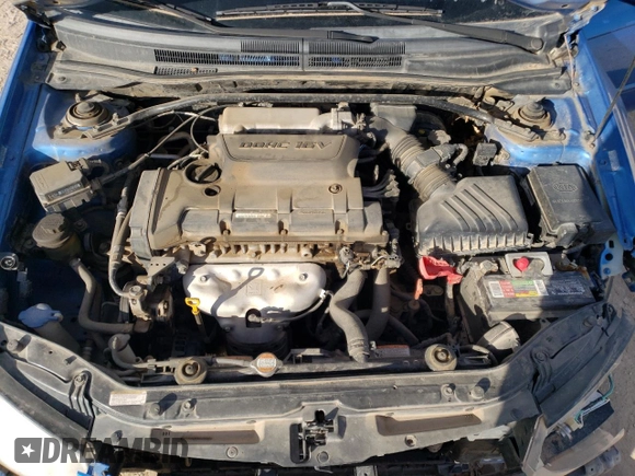 2007 Kia Spectra with VIN KNAFE161475002250, listed as a Copart auction lot 42347305 with 169,351 mi miles and Salvage Title. Bid and sale history available at carsss.com. Image 11.