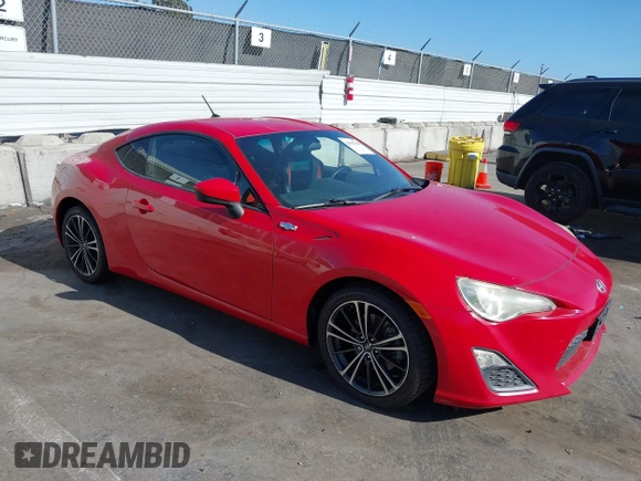 2013 Scion FR-S with VIN JF1ZNAA10D2708478, listed as a IAAI auction lot 42093210 with 172,034 mi miles. Bid and sale history available at carsss.com. Image 1.