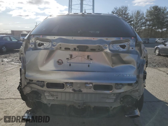 2016 Lexus NX 200t with VIN JTJBARBZ4G2079187, listed as a Copart auction lot 51235935 with 143,396 mi miles and Salvage Title. Bid and sale history available at DreamBid. Image 6.