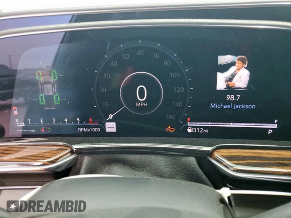 2022 Cadillac Escalade RWD Premium Luxury with VIN 1GYS3BKL2NR355879, listed as a Copart auction lot 56738155 with Not provided miles and Salvage title. Bid and sale history available at DreamBid. Image 9.