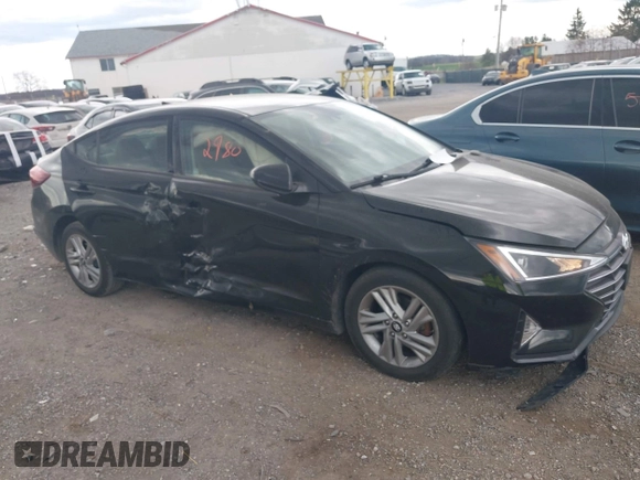 2020 Hyundai Elantra SEL with VIN 5NPD84LF6LH629173, listed as a IAAI auction lot 41922980 with 87,507 mi miles. Bid and sale history available at carsss.com. Image 1.