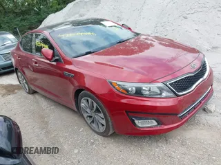 2014 Kia Optima SXL Turbo with VIN 5XXGR4A67EG318928, listed as a IAAI auction lot 42803294 with 151,213 mi miles and . Bid and sale history available at DreamBid. Image 1.