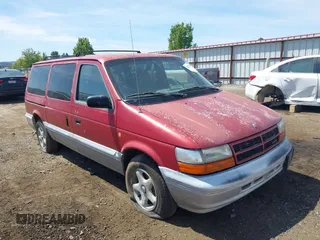 1994 Dodge Caravan Grand SE z VIN 1B4GH4432RX349830, wystawiony jako IAAI lot #42217968 z przebiegiem 161 577 mil mil oraz . Historia ofert i sprzedaży dostępna na DreamBid. Obrazek 1.