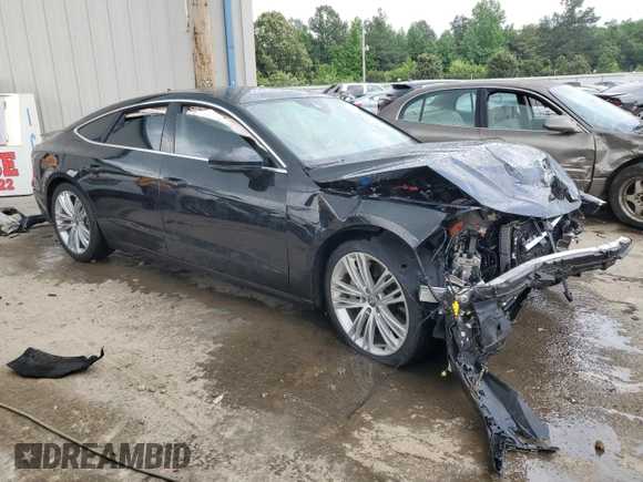 2019 Audi A7 Prestige with VIN WAUS2AF20KN027963, listed as a Copart auction lot 54248054 with 0 mi miles and Salvage Title. Bid and sale history available at carsss.com. Image 4.