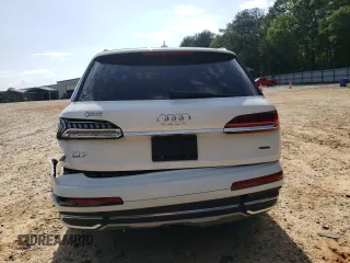 2021 Audi Q7 Premium Plus with VIN WA1LJAF72MD034440, listed as a Copart auction lot 58164365 with Not provided miles and Salvage title. Bid and sale history available at DreamBid. Image 6.