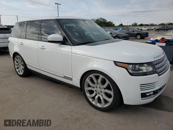 2014 Land Rover Range Rover HSE z VIN SALGS2WF7EA174240, wystawiony jako Copart lot #50063685 z przebiegiem 103 747 mil mil oraz Czysty tytuł • Clean title. Historia ofert i sprzedaży dostępna na DreamBid. Obrazek 4.