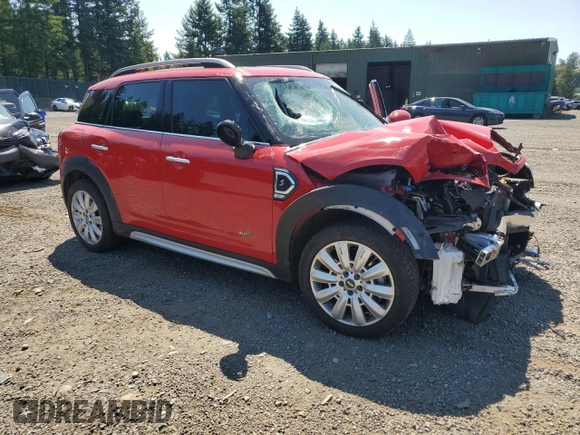2019 MINI Countryman Cooper S with VIN WMZYT5C58K3G91717, listed as a Copart auction lot 65978195 with 37,753 mi miles and Salvage title. Bid and sale history available at DreamBid. Image 4.
