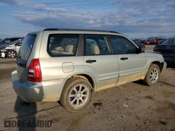 2005 Subaru Forester XS with VIN JF1SG656X5H737418, listed as a Copart auction lot 42572015 with 166,394 mi miles and Salvage title. Bid and sale history available at DreamBid. Image 3.