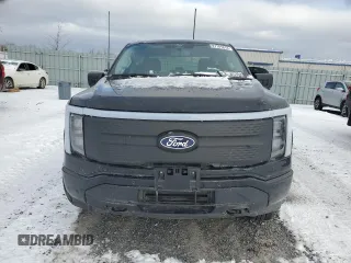 2024 Ford F-150 Lightning Flash with VIN 1FT6W3L76RWG12085, listed as a Copart auction lot 87181614 with 17,444 mi miles and Salvage title. Bid and sale history available at DreamBid. Image 5.