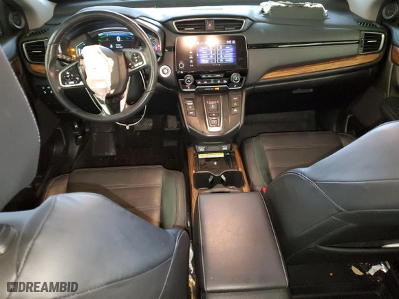 2020 Honda CR-V Hybrid Touring with VIN 7FART6H97LE012323, listed as a Copart auction lot 43474735 with 58,934 mi miles and Non Repairable. Bid and sale history available at carsss.com. Image 8.