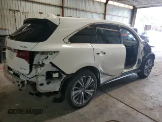 2019 Acura MDX Technology with VIN 5J8YD4H50KL016670, listed as a Copart auction lot 56820085 with 36,664 mi miles and Salvage title. Bid and sale history available at DreamBid. Image 3.