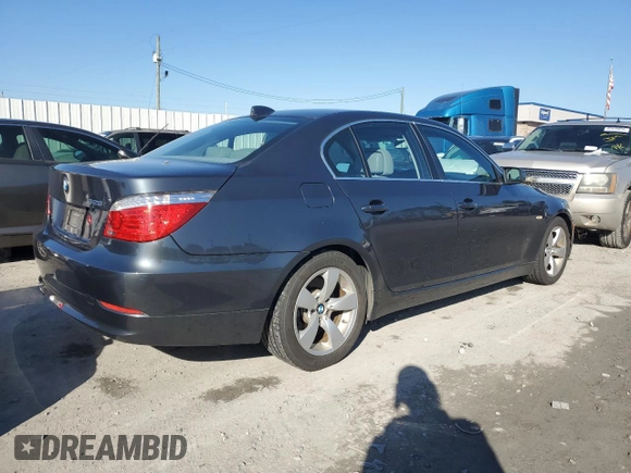2009 BMW 5 Series 528i with VIN WBANU53529C119238, listed as a Copart auction lot 88943385 with 157,322 mi miles and Salvage Title. Bid and sale history available at carsss.com. Image 3.