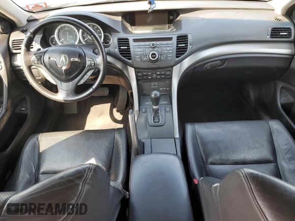 2010 Acura TSX with VIN JH4CU2F62AC023206, listed as a Copart auction lot 62390285 with Not provided miles and Salvage title. Bid and sale history available at DreamBid. Image 8.