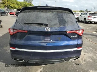 2023 Acura MDX w/Technology Package with VIN 5J8YD9H4XPL005638, listed as a Copart auction lot 85128684 with 24,850 mi miles and Salvage Title. Bid and sale history available at carsss.com. Image 6.