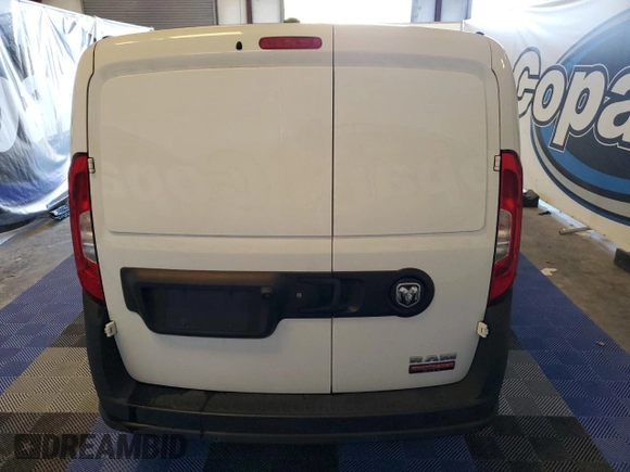 2020 Ram ProMaster City Cargo Tradesman with VIN ZFBHRFAB3L6R56654, listed as a Copart auction lot 69123244 with 255,278 mi miles and Clean Title. Bid and sale history available at DreamBid. Image 6.
