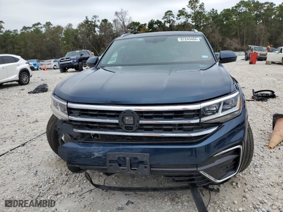 2021 Volkswagen Atlas Cross Sport 3.6L V6 SE w/Technology R-Line with VIN 1V2PE2CAXMC203903, listed as a Copart auction lot 87243404 with 47,012 mi miles and Salvage Title. Bid and sale history available at carsss.com. Image 5.