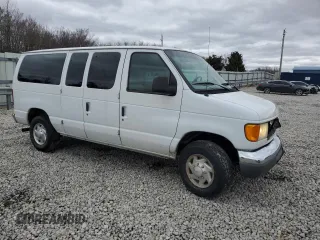 2006 Ford Econoline Passenger XL with VIN 1FBNE31L76HA02327, listed as a Copart auction lot 47425455 with 186,476 mi miles and Salvage title. Bid and sale history available at DreamBid. Image 4.