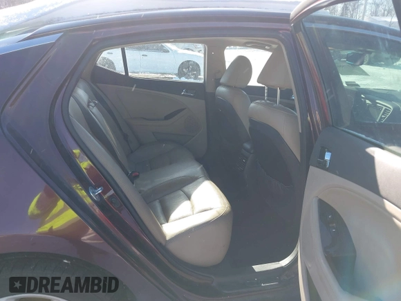 2012 Kia Optima EX with VIN 5XXGN4A61CG069907, listed as a IAAI auction lot 41275805 with 129,050 mi miles and . Bid and sale history available at carsss.com. Image 8.