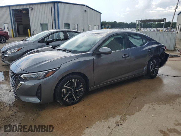 2024 Nissan Sentra SV with VIN 3N1AB8CVXRY348933, listed as a Copart auction lot 65011515 with 27,000 mi miles and Salvage title. Bid and sale history available at DreamBid. Image 1.