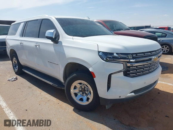 2023 Chevrolet Suburban Premier with VIN 1GNSKFKDXPR264328, listed as a IAAI auction lot 42349298 with Not provided miles and . Bid and sale history available at DreamBid. Image 1.