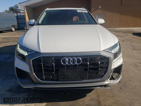 2023 Audi Q8 Premium Plus with VIN WA1EVBF13PD016600, listed as a Copart auction lot 72583044 with 31,983 mi miles and Salvage title. Bid and sale history available at DreamBid. Image 5.