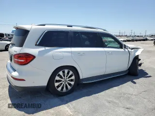 2019 Mercedes-Benz GLS 450 with VIN 4JGDF6EE9KB222613, listed as a Copart auction lot 59233025 with 73,660 mi miles and Salvage title. Bid and sale history available at DreamBid. Image 3.