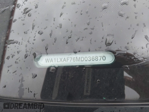 2021 Audi Q7 Premium Plus z VIN WA1LXAF76MD036870, wystawiony jako IAAI lot #41699964 z przebiegiem 30 043 mil mil oraz . Historia ofert i sprzedaży dostępna na DreamBid. Obrazek 9.