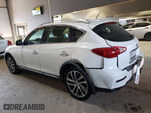2017 Infiniti QX50 with VIN JN1BJ0RR0HM411073, listed as a Copart auction lot 52997324 with 77,672 mi miles. Bid and sale history available at carsss.com. Image 2.