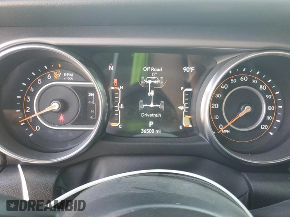 2023 Jeep Gladiator Sport S с VIN 1C6HJTAG1PL571817, выставлен на аукционе Copart как лот 62929284 с пробегом 36 500 миль миль и Чистый • Clean title. История ставок и продаж доступна на DreamBid. Изображение 9.