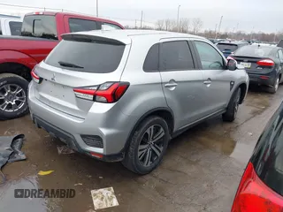 2020 Mitsubishi Outlander Sport ES 2.0 with VIN JA4AP3AU8LU017719, listed as a IAAI auction lot 41674646 with 90,807 mi miles. Bid and sale history available at carsss.com. Image 4.