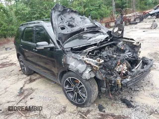 2015 Ford Explorer Sport z VIN 1FM5K8GT5FGA24837, wystawiony jako IAAI lot #42204797 z przebiegiem Nie podano mil oraz . Historia ofert i sprzedaży dostępna na DreamBid. Obrazek 1.