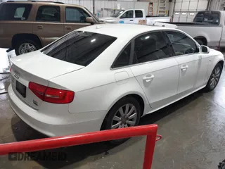 2015 Audi A4 Premium with VIN WAUBFAFL1FN028283, listed as a IAAI auction lot 41439349 with 121,780 mi miles. Bid and sale history available at carsss.com. Image 4.